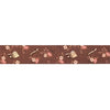 Books & Cats Chocolate Garden Floral washi (15mm + rose gold foil)