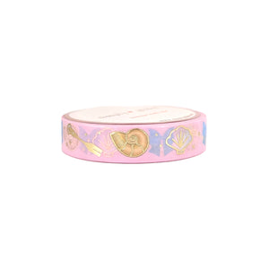 Whosits and Whatsits washi (10mm + light gold foil)