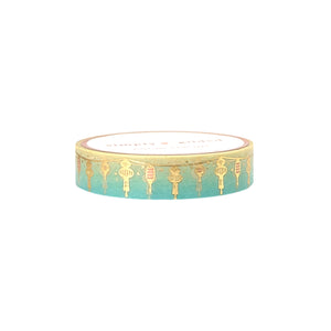 Moon Festival 2.0 Lantern washi (10mm + light gold foil) - oops - Restock