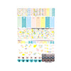 Spring Ducks Luxe Sticker Kit & date dots (silver foil)