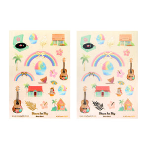 Shave Ice Sky (Deco Sheet + light gold foil) (you pick)
