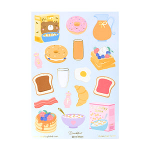 Breakfast (Deco Sheet + light gold foil)