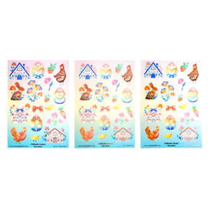 Folktale Easter (Deco Sheet + light gold foil) (you pick)