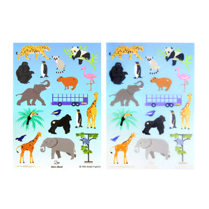 Zoo (Deco Sheet + light gold foil) (you pick)