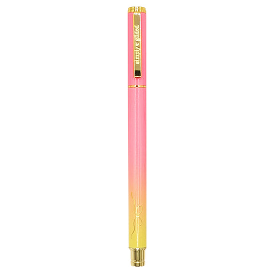 Neon Sunset Pen (light gold hardware)