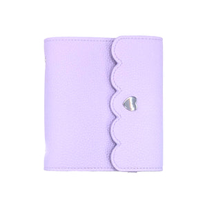 Lavender Sugar Pebble Mini Album (silver hardware) - Restock