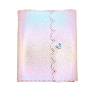 Pink Sea Pearl Photo Album + silver hardware