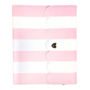 Pink & White Parfait Large Album (light gold hardware)