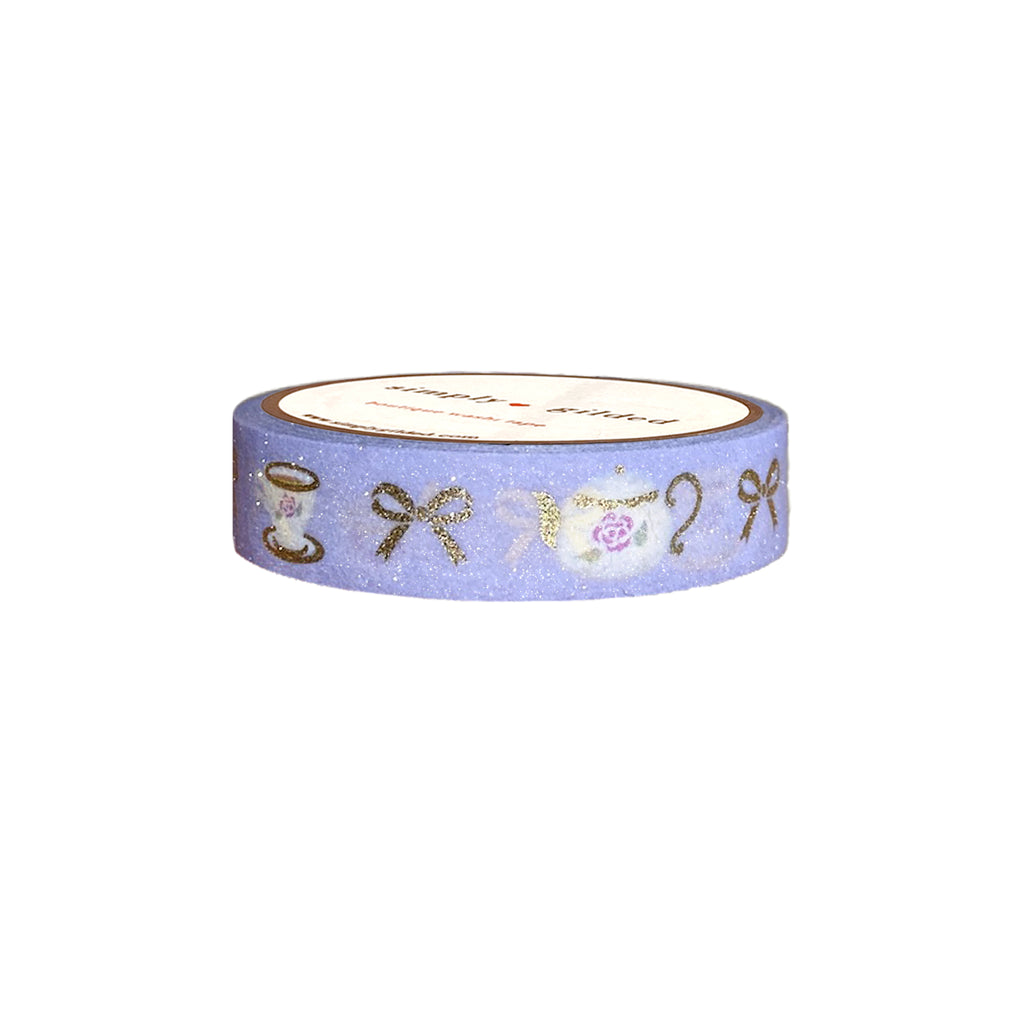 Glitter Floral Washi Tape