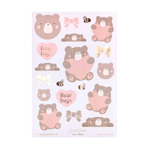 Sweet Jasper (Deco Sheet + rose gold foil)