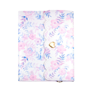 Pink & Purple Floral Photo Album (light gold hardware) - Restock