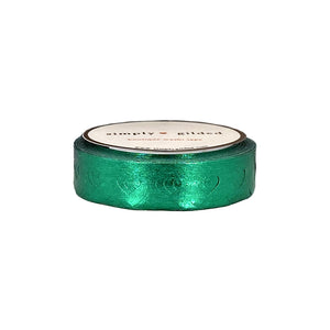 Metallic Green Heart Lace Scallop washi (12mm) (Item of the Week)