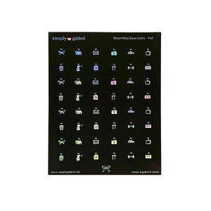 Black Moon Kitty Basic Icon (you pick)