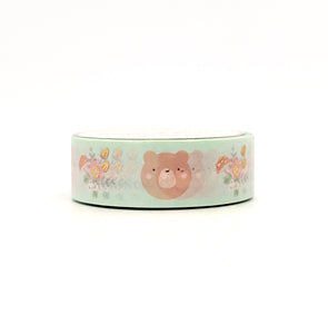 Jasper & Mushroom Bouquets washi (15mm + light gold foil - OOPS)