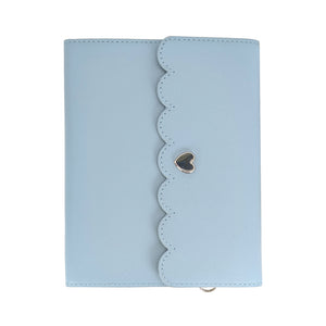 Sea Salt Blue Photo Album (silver hardware)