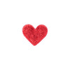 Cherry Metallic Red Heart Bookmark