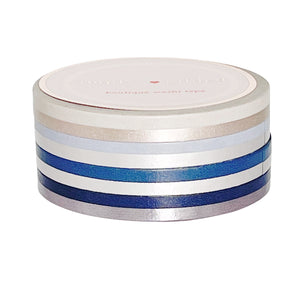 WASHI 5mm set of 4 - Cool Luxury COLOR BLOCK