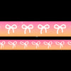 Glitter Neon Sorbet Sunset Bow washi set (15/10mm + white bow) - Restock