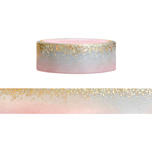 BLOOM x SIMPLY GILDED Stardust washi (15mm + light gold / light gold holographic foil)