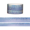 Fading Dusk Stardust washi set  (15/10mm + silver / silver holographic foil) - Restock