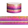 Moon Festival 3.0 Stardust washi set (15/10mm + light gold / light gold holographic foil)