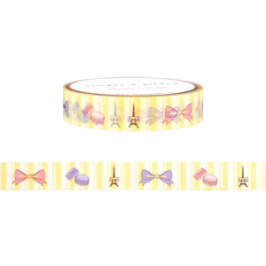 Froufrou Delightfully Parisian washi (10mm + light gold foil)