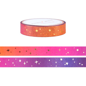 Moon Festival 3.0 Starry washi (10mm + light gold foil)