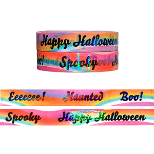 Some Kind of Haunted Script set of 2 washi (10mm + holographic black foil)