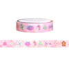 Christmas Candy Sweets washi (10mm + light gold foil / iridescent overlay)