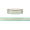 Sweet Gingerbread Stripe washi (10mm + light gold foil)