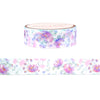 Sweet Pea Floral washi (15mm + rose gold foil)