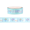 Sweet Pea Bunnies washi (15mm + rose gold foil) - oops