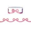Lilac Lupine Diecut Bow washi (15mm + rose gold foil)