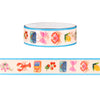 Amalfi Coast Vertical Icons washi (15mm + light gold foil)