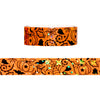 Halloween Paisley Classic Orange & Black washi (15mm + black foil / sparkle overlay)