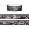 Midnight Hollow Landscape washi (15mm + black holographic foil)