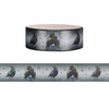 Midnight Hollow Crows washi (15mm + black holographic foil)
