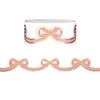 Dusty Rose Diecut Bow (15mm + rose gold foil)