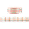 Give Thanks Plaid washi (15mm + light gold foil)