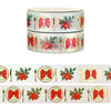 Home for the Holidays Dinner washi set of 2 (15mm + light gold foil)