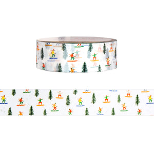 Banff Pattern washi (15mm + silver holographic foil)