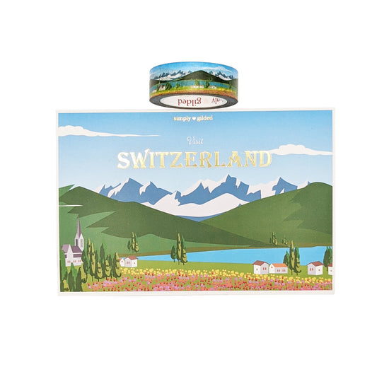 Switzerland Passport Set (15mm + light gold foil) - Restock
