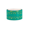 Emerald Twinkle Garland washi set (15/10mm + light gold holographic bubble foil)(Item of the Week)