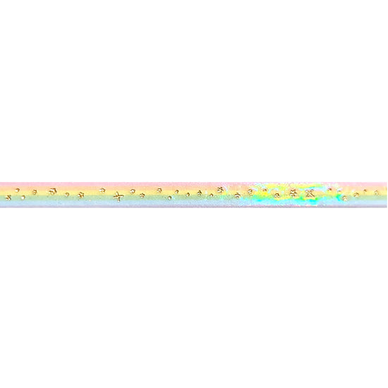 Love is Love Sparkle Rainbow washi (5mm + light gold foil / iridescent overlay)