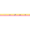 Neon Sunset Palm & Bow washi (7.5mm + silver holographic sparkler foil)