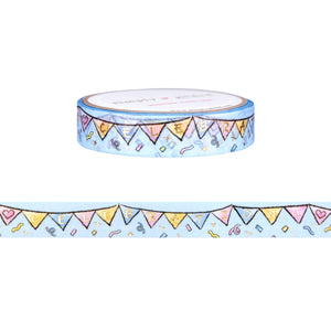 100 Acre Wood Banner washi (10mm + light gold foil)