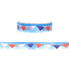 Star Spangled Summer Bunting washi (10mm + silver foil)