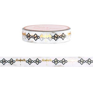 Dragon Tales Runes washi (10mm + light gold foil)