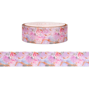 Rococo Pattern washi (15mm + satin gold foil)