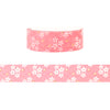 Cherry Blossom Waves Pattern Pink washi (15mm + rose gold foil)